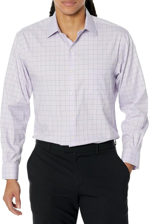 Brooks Brothers Mens Non-Iron Stretch Pinpoint Ainsley Spread Collar Plaid Dress Shirt menstrual cycle