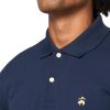 Brooks Brothers Mens Supima Cotton Pique Stretch Logo Long Sleeve Polo Shirt brothers pizza