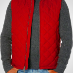 Brooks Brothers Men's Diamond Quilted Vest