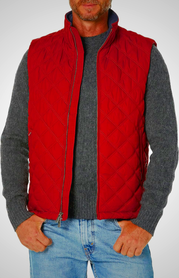 Brooks Brothers Men's Diamond Quilted Vest