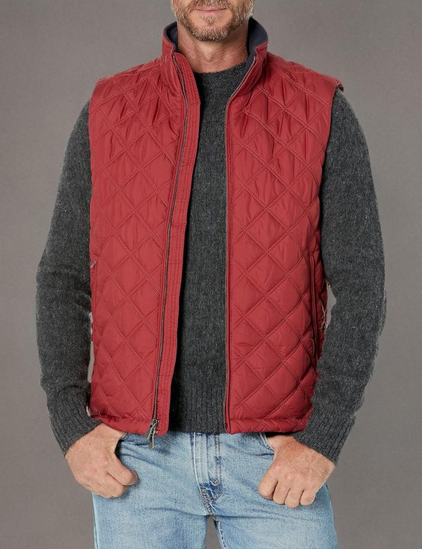 Brooks Brothers Men's Diamond Quilted Vest-2