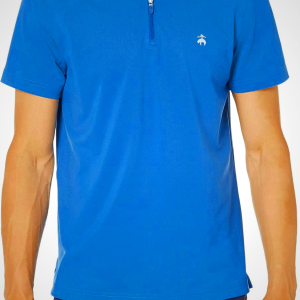 Brooks Brothers Mens Performance Stretch Short Sleeve Zip Polo Shirt