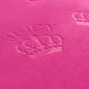 Juicy Couture Plush Reversible Embossed Crown 4-Piece Full/Queen Comforter Set with Decorative Pillow, Hot Pink-3
