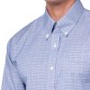 Brooks Brothers Mens Regular Fit Stretch Supima Cotton Non-Iron Pinpoint Oxford Button Down Collar Long Sleeve Polo fitbit