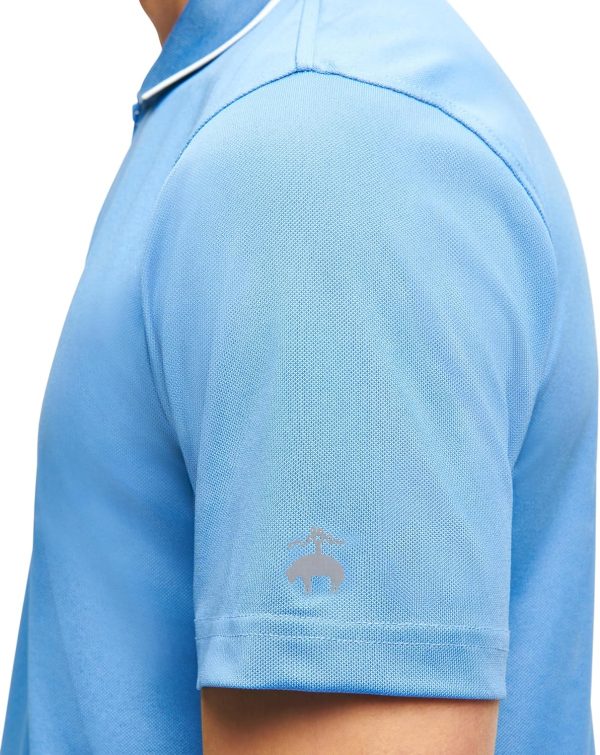 Brooks Brothers Mens Performance Stretch Short Sleeve Pique Golf Polo Shirt brooks glycerin max