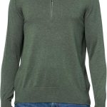 Brooks Brothers Mens Supima Cotton Half-Zip Long Sleeve Sweater cottonwood