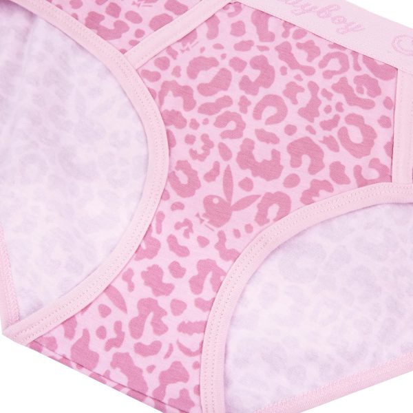 Playboy Women's Juniors Ladies Bunny Print Underwear and Sports Bra Sets in Sizes XXS-XL-3