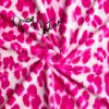 Juicy Couture Luxurious Throw Blanket for Couch - 50” x 70” Inches - Regent Leopard Print Blanket - Plush & Cozy Throw Blanket - Decorative Blankets for Sofas, Throws for Chairs, and Beds – Pink-4