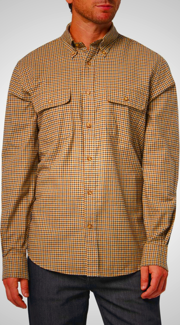 Brooks Brothers Mens Cotton Cashmere Flannel Long Sleeve Sport Shirt