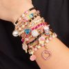 Make It Real - Juicy Couture Pink and Precious Bracelets - DIY Charm Bracelet Making Kit - Friendship Bracelet Kit with Charms, Beads & Cords - Arts & Crafts Bead Kit for Girls - Makes 8 Bracelets-3
