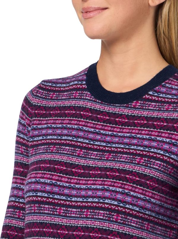 Brooks Brothers Womens Merino Wool Fairisle Pattern Sweater-2