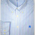Brooks Brothers Mens Regular Fit Mixed Oxford Cotton Blend Button Down Shirt,