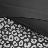 Juicy Couture Modern Black Leopard Satin Queen Comforter Set - Luxury Bed in a Bag – Soft & Stylish 8-Piece Bedding Collection leopard