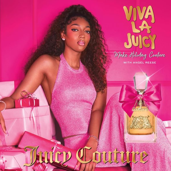 Juicy Couture Viva La Juicy Eau De Parfum Spray, Women's Perfume with Notes of Mandarin, Gardenia & Caramel, Floral & Sweet, Gift for Her couture font