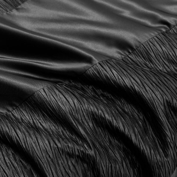 Juicy Couture Glam Night Black Stripe King Size Comforter Bedding Set Ensemble - 5 Piece Set-2