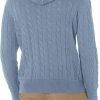 Brooks Brothers mens Cotton Cable Knit Hoodie Sweater brooks shoes