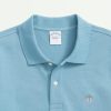 Brooks Brothers Mens Short Sleeve Cotton Pique Stretch Logo Polo Shirt shorts
