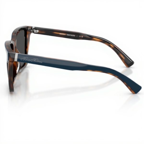 Brooks Brothers BB5058U Universal Fit Rectangular Sunglasses for Men