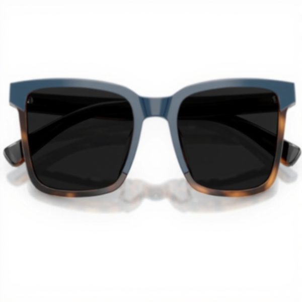 Brooks Brothers BB5058U Universal Fit Rectangular Sunglasses for Men