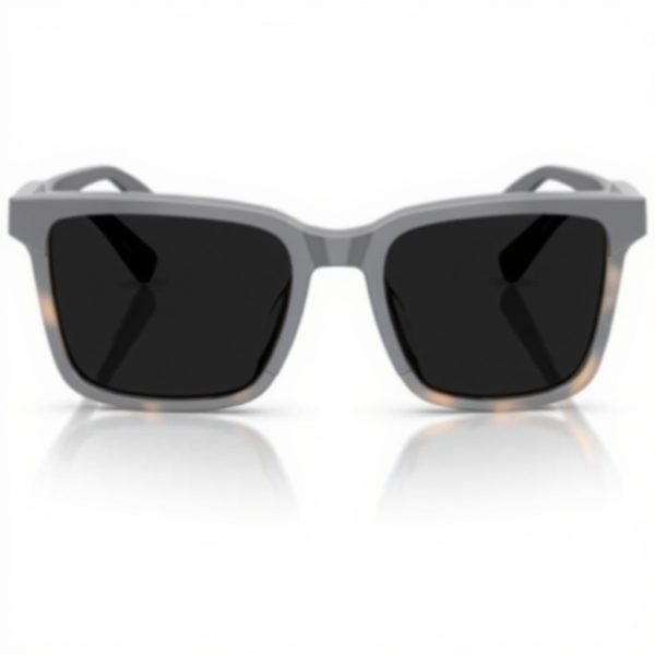 Brooks Brothers BB5058U Universal Fit Rectangular Sunglasses for Men