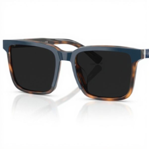 Brooks Brothers BB5058U Universal Fit Rectangular Sunglasses for Men