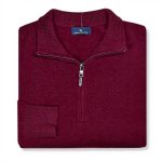 Brooks Brothers Men's Cashmere Wool Blend Half Zip Sweatshirt Sweater
