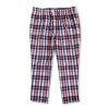 Brooks Brothers Men's Cotton Drawstring Pajama Pants - Pink Multi Plaid
