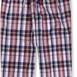 Brooks Brothers Mens Mixed Print All Cotton Straight Leg Drawstring Pajama Lounge Pants,-0
