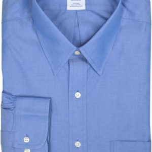 Brooks Brothers Men's Regular Fit Point Collar Cotton Dress Shirt-0