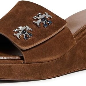 Tory Burch Women's Turnlock Wedge Sandals 60mm - Comfortable Platform-0
