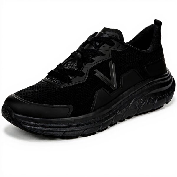 Vionic Men's Walk Max Black Knit Trainers Arch Support
