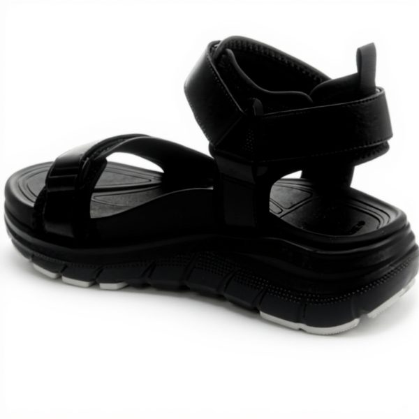Vionic Men's Walk Max Wanderer Sport Sandal Black Nappa