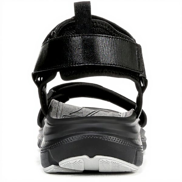 Vionic Men's Walk Max Wanderer Sport Sandal Black Nappa