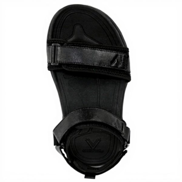 Vionic Men's Walk Max Wanderer Sport Sandal Black Nappa
