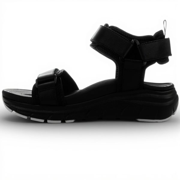 Vionic Men's Walk Max Wanderer Sport Sandal Black Nappa
