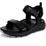 Vionic Men's Walk Max Wanderer Sport Sandal Black Nappa