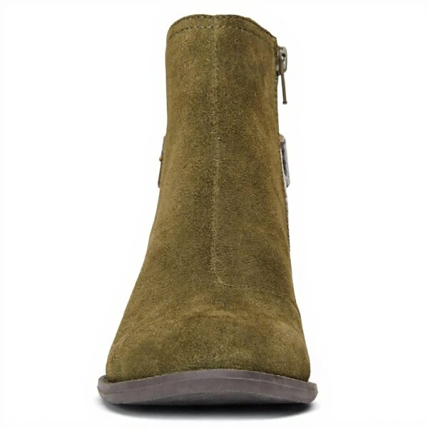 Vionic Naomi Womens Ankle Boots Orthotic Arch Support Olive