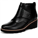 Vionic Women's Abby Ankle Boot Leather Wedge Comfort