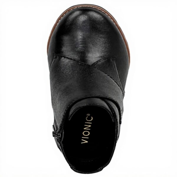 Vionic Women's Abby Ankle Boot Leather Wedge Comfort