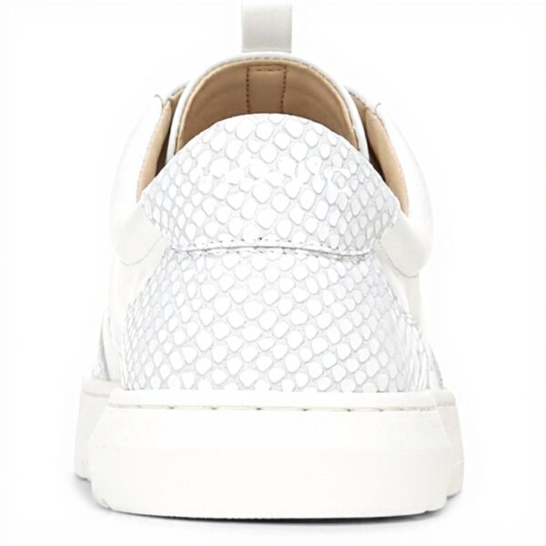 Vionic Womens Abyss Ysenia Leather Trainers White