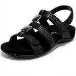 Vionic Women's Amber Sandals Arch Support Adjustable Strap