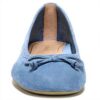 Vionic Women's Callisto Ballet Flat Supportive Blue Shadow