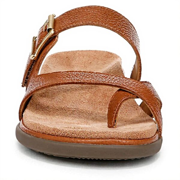 Vionic Women's Carmela Slide Sandal Leather Arch Support