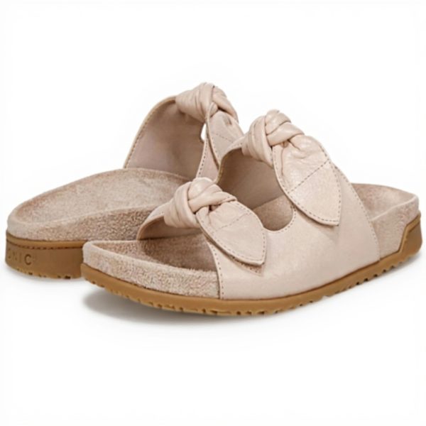 Vionic Women's Elara Flat Sandal Arch Support Leather