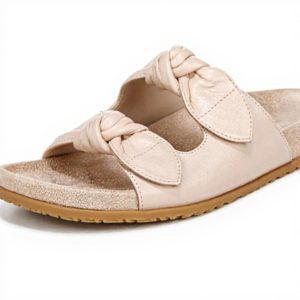 Vionic Women's Elara Flat Sandal Arch Support Leather