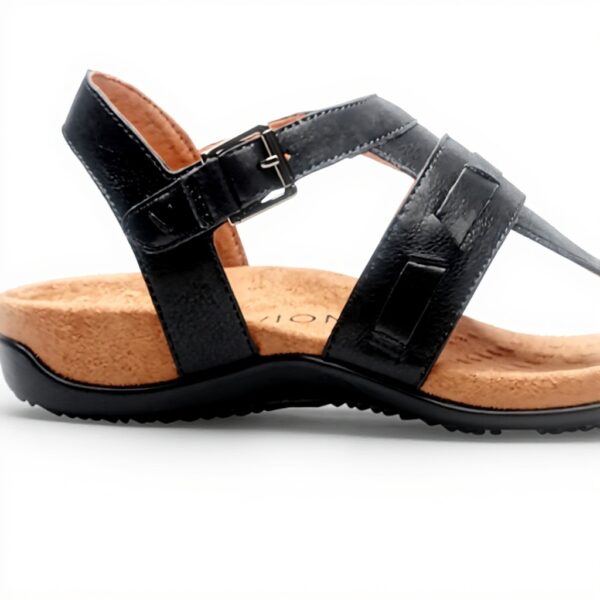 Vionic Women's Magnifying Glass Flat Sandal Orthotic Support