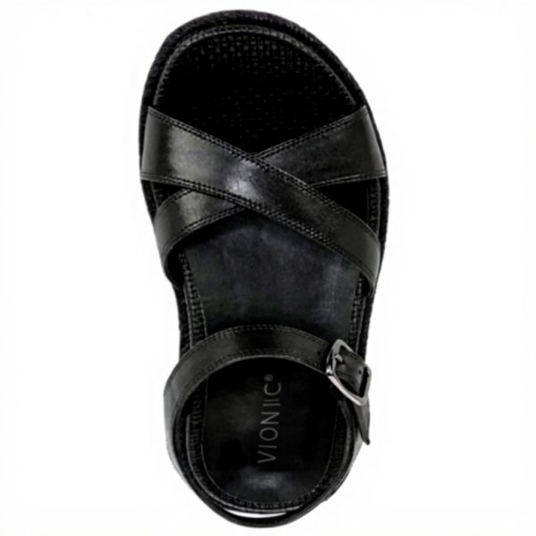 Vionic Women's Mar Flat Sandal Arch Support Leather