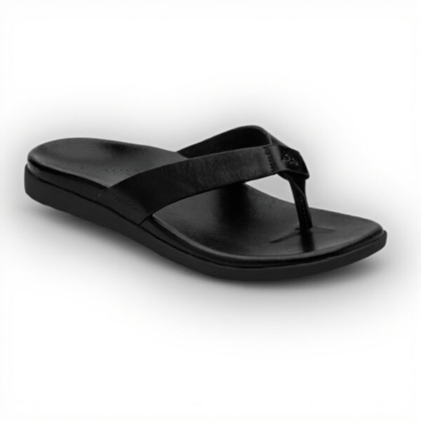 Vionic Mens Thong Sandal Orthotic Arch Support Black