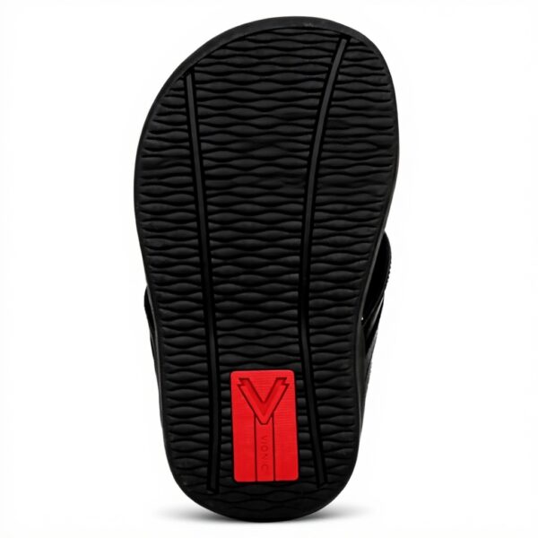 Vionic Mens Sandals Black Leather Arch Support