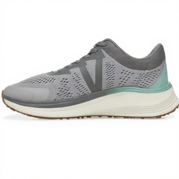 Vionic Unisex Oxford Shoes Arch Support Light Grey Wasabi